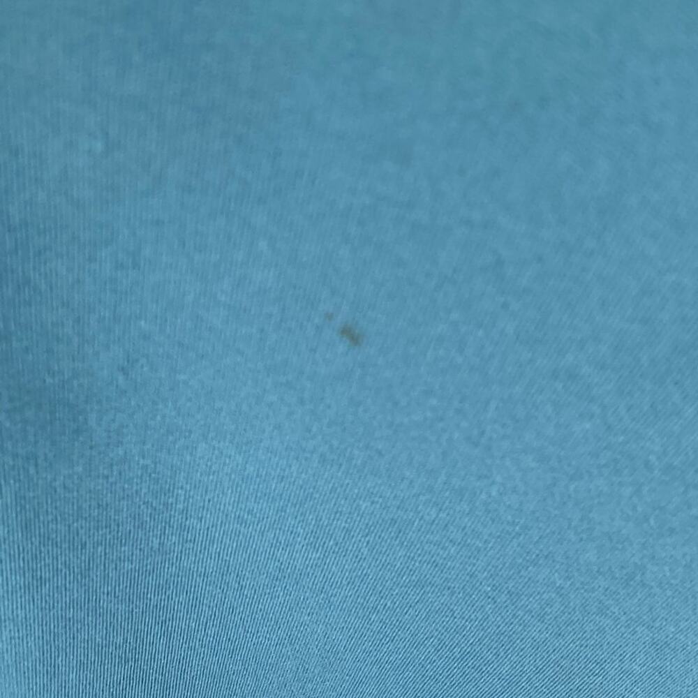 Vintage 70s Halter Dress Floral Pattern Triangle Bodice Teal Blue Pink Womens XS - Picture 5 of 10